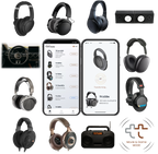 TiTum UHD Headphones, THE Ultimate Virtual Headphones Collection with Bluetooth ANC & Hi-Res 24Bit/96k DAC for Audiophiles & Audio Engineers