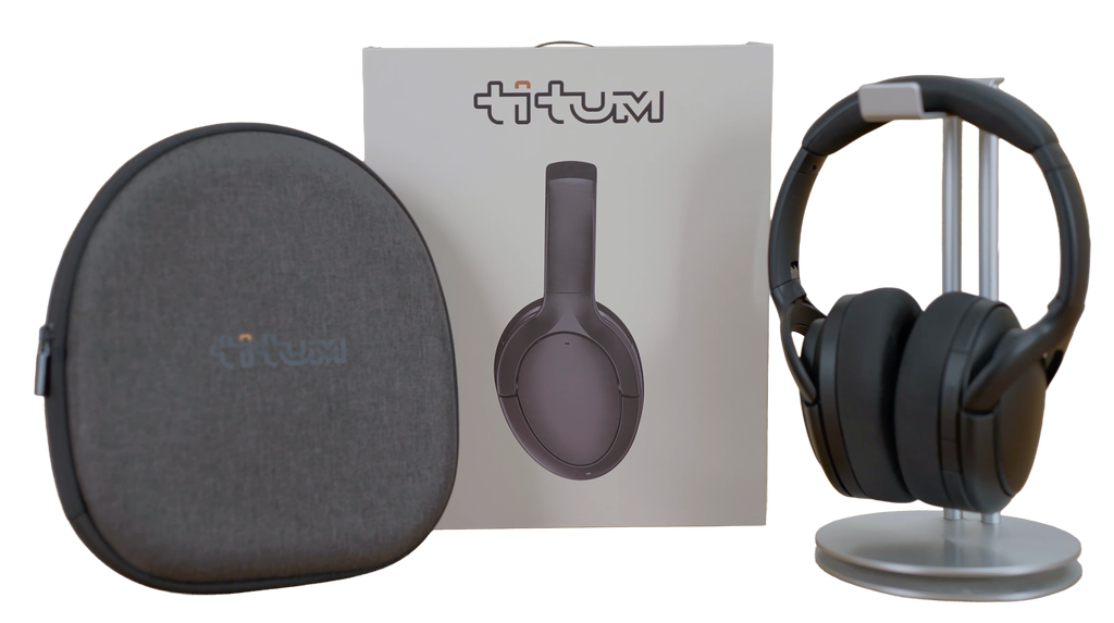 TiTum UHD Headphones, THE Ultimate Virtual Headphones Collection with Bluetooth ANC & Hi-Res 24Bit/96k DAC for Audiophiles & Audio Engineers
